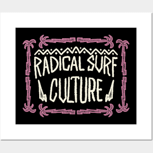 Radical surf vintage Posters and Art